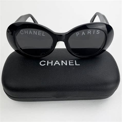 chanel paris sunglasses blacked out|Shop Used Chanel Sunglasses .